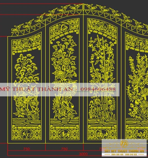 CỬA CỔNG SẮT ĐẶC QUẬN 2