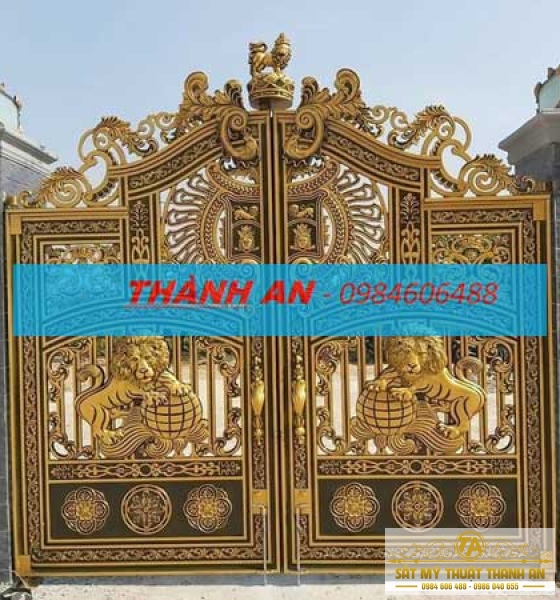 Cổng nhôm đúc cao cấp nhất tại tphcm