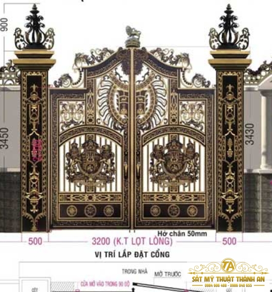 Ưu điểm khi sử dụng cổng nhôm đúc là gì? Đơn vị thi công cổng nhôm đúc tại quận 9 tphcm