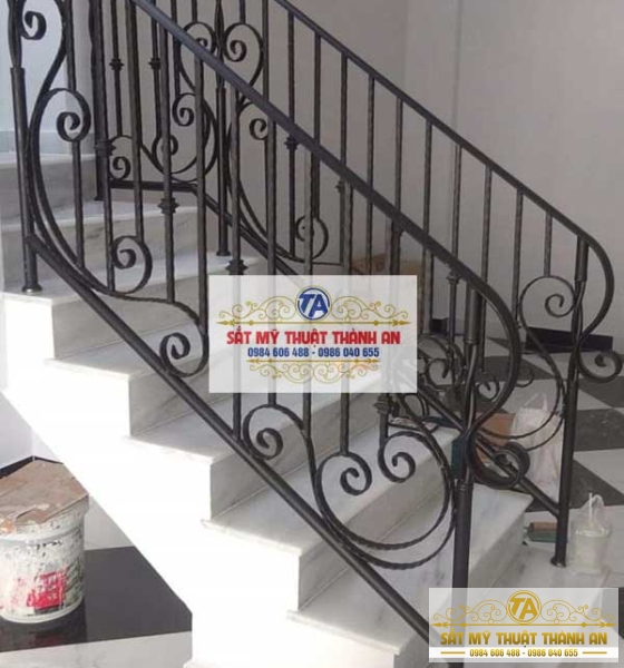 CẦU THANG SẮT MỸ THUẬT QUẬN 2 TPHCM LC 042